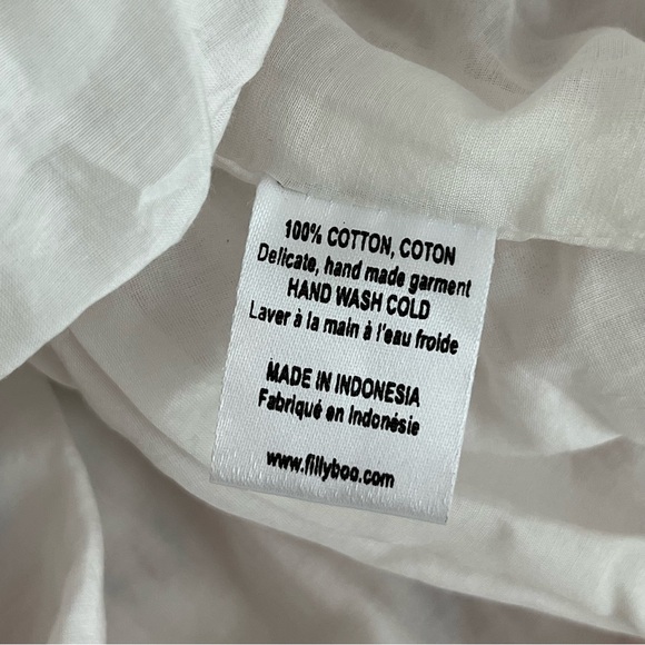 NWT Fillyboo Madame Butterfly Cotton Mini Dress XS - Picture 11 of 16